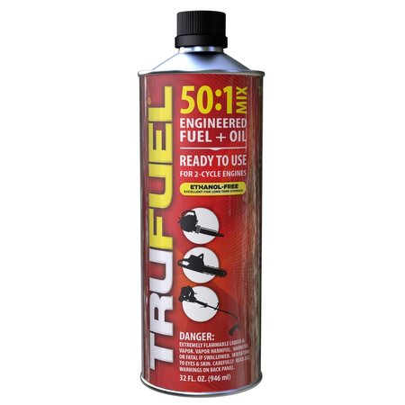 TRUFUEL Ethanol-Free 2-Cycle 50:1 Engineered Fuel and Oil 32 oz 6525638